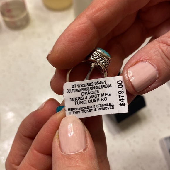 Effy turquoise ring size 6 - Picture 6 of 6